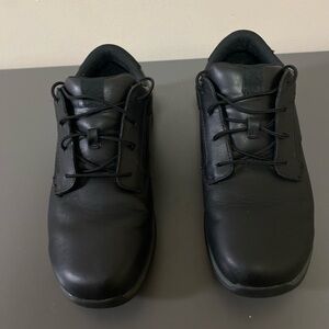 Redwing Men’s Black Leather Oxford Safety Shoes Soft Toe Mens Size 10 E2